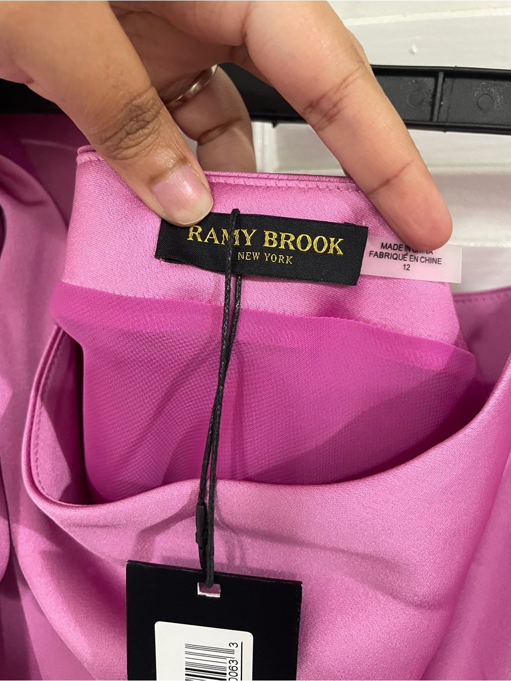 Ramy Brook Harmoni One-Shoulder Bow Mini Dress - Picture 5 of 13